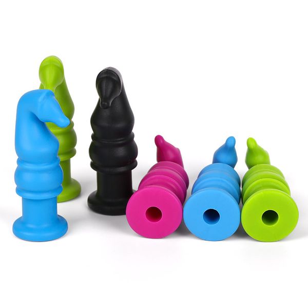 Chewable Silicone Lápis Toppers Chess Knight Cavalo Bebê Bebê Lápis Topper Brinquedos Comida Grau Bap Silicone Lápis Caso M1825