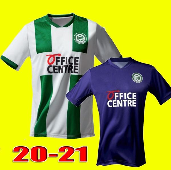 

size s-xxl 20 21 fc groningen soccer jerseys home away robben 2020 2021 groningen zeefuik daishawn redan football shirts maillot de foot, Black;yellow