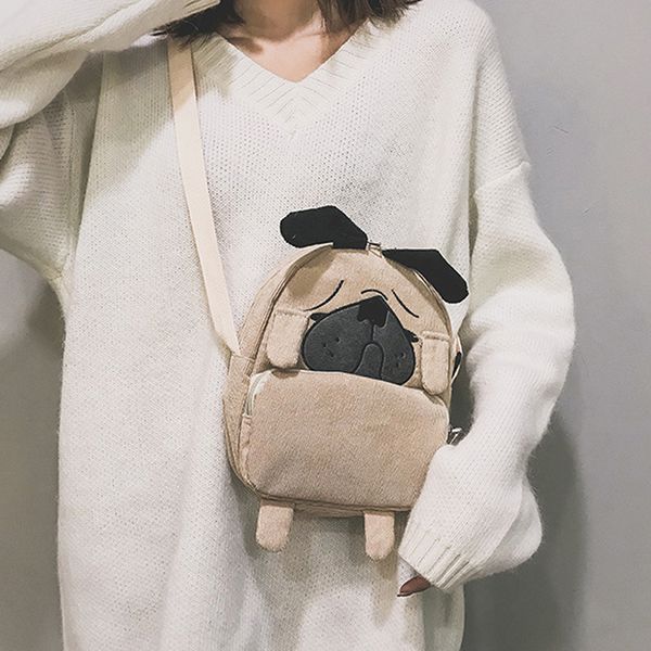 

kawaii cute cartoon animals tote bag dog shoulder crossbody dog bag for women travel daypack shopping girls handbag