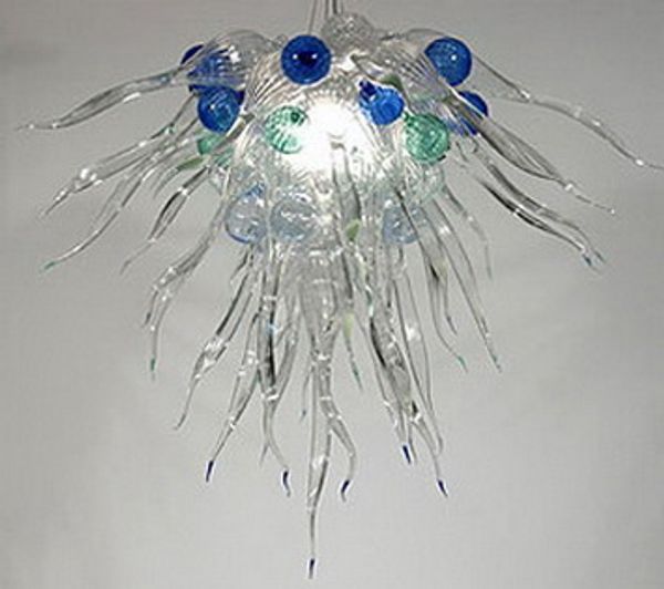 

100% handmade blown glass chain hanging chandelier modern home design led lighting fixture chandelier pendant light