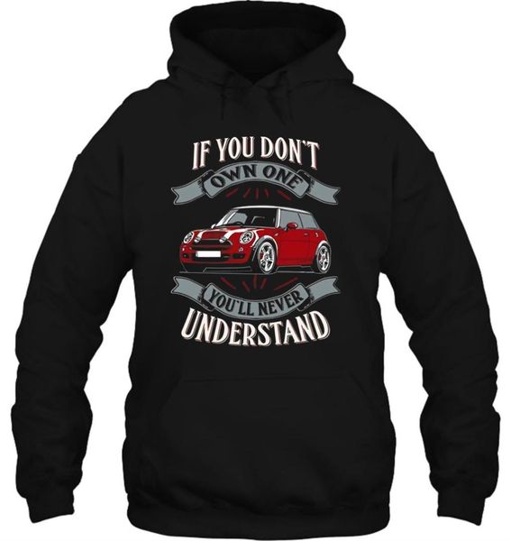 

men hoodie mini cooper mini cooper you don t own one mi women streetwear, Black