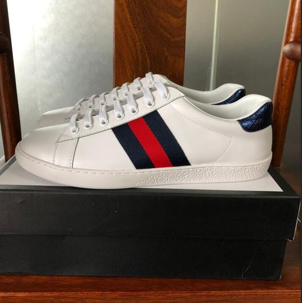 

Новый высокое качество дизайнерская обувь черные полосы туз мужчины и женщины кожа дизайнер повседневная обувь роскошный бренд белый повседневная обувь размер 35-46