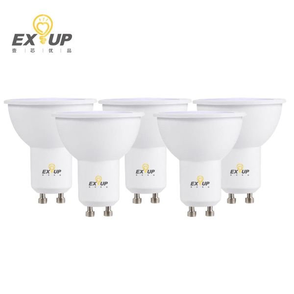 exup 5pcs led gu10 5w 450lm прожектор ac 220 - 240 в теплый белый холодный белый