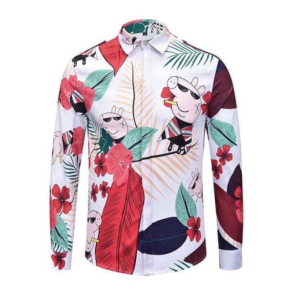 

мода мужские рубашки платья mens business designer рубашки повседневные рубашки мужчины с длинными рукавами люкс medusa fancy тонкий fit руб, White;black