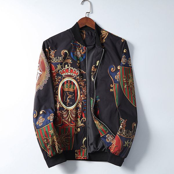 

2019 новая мужская куртка тонкий куртки мужские европейского и американского стиля простые мужские куртки d06, Black;brown