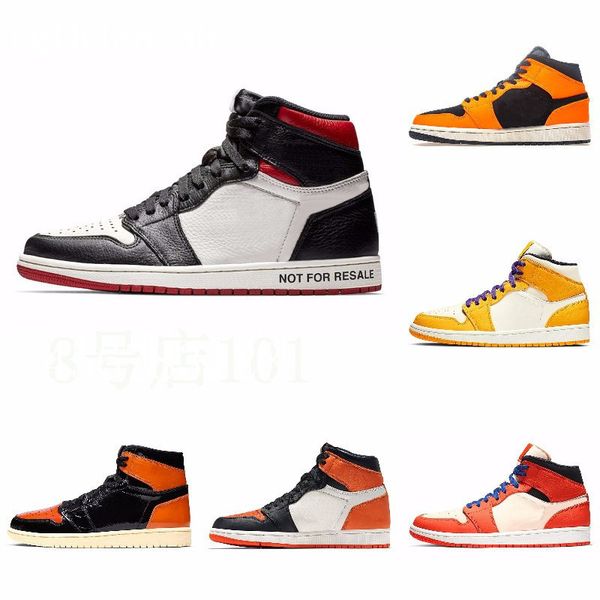 

new 1s high 3 shattered og bred toe banned game royal shoes men 1s shadow sneakers with box j#08-093