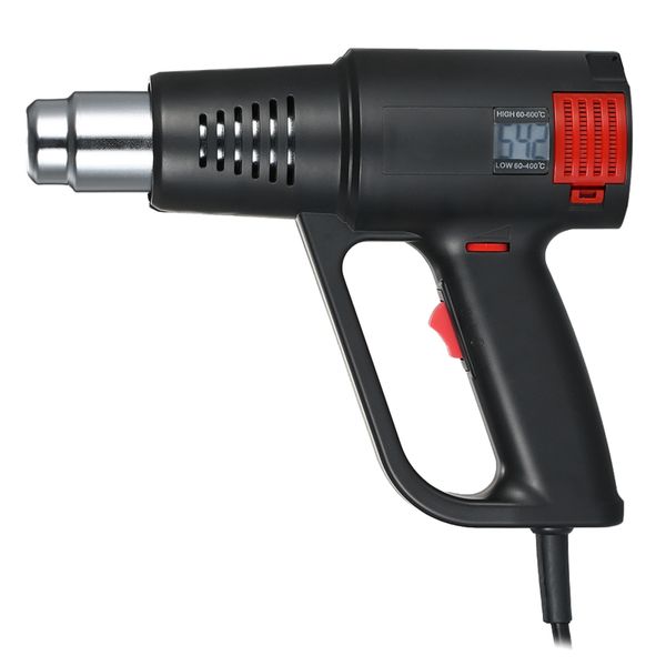 

2000w industrial air tool lcd digital temperature controlled heat blower electric adjustable temperature heat tool eu plug