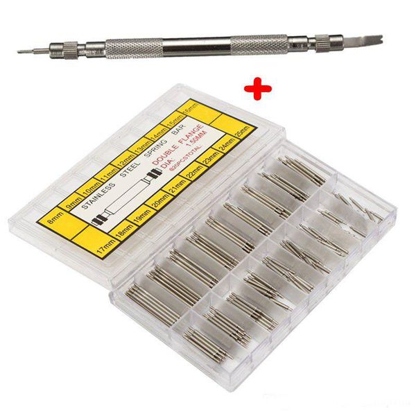 Niedrigster Preis 360 Stücke 8-25mm Uhr für Band Strap Federstege + Link Pins Remover Repair Tool Nützliche Heißer glitter2008