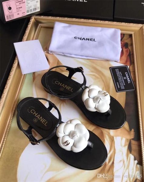 

women's sandals designer shoes luxury slides summer fashion wide flat sandals and slippers, Black