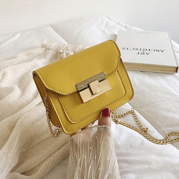 

fashion small shoulder bag women versatile chain messenger bag luxury handbags small flap leather handbags #20