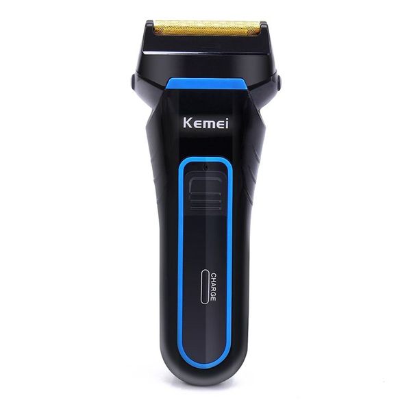 

kemei 3d electric foil shaver with replacement shaving head rechargeable and cordless double heads razor km-2016 black