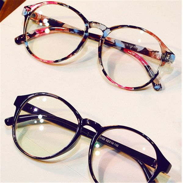 

2019 women men retro round transparent lens glasses plastic frame optical eyeglass frame spectacles eyeglasses armacao de oculo, Silver