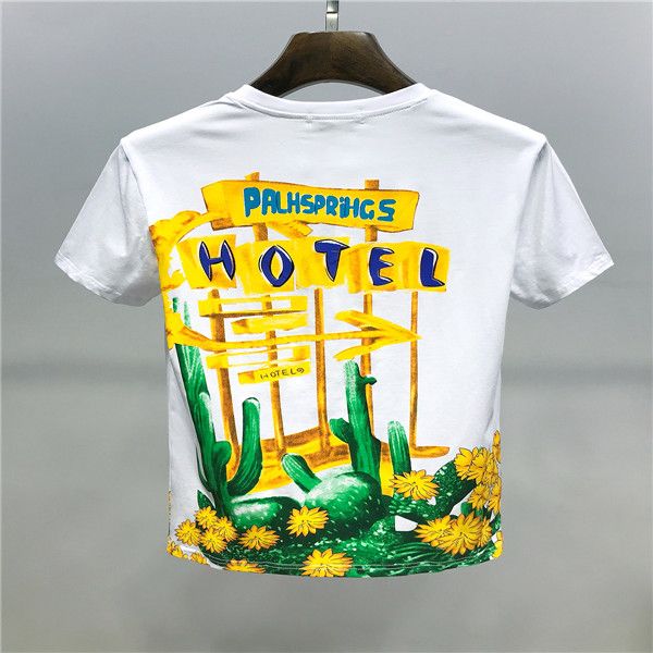 

69wholesale luxury t-shirt hip-hop fashion printing men's designer t-shirt short sleeve high-quality men's and women's t-shir, Black;green