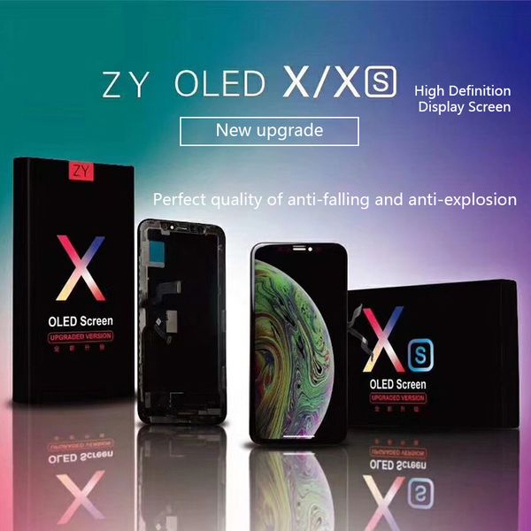 

ORIWHIZ лучшее качество для iPhone X XS XR XS MAX Display Assembly LCD сенсорный экран OLED или TFT Оптовая продажа ZYX RX SLX JKX