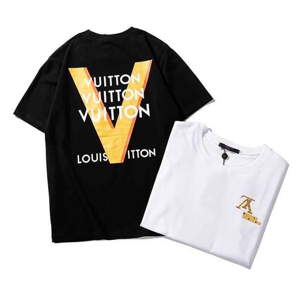 

mens summer designer t shirts men women brand fashion letter printed tee mens luxury casual breathable shirts couple clothing sale, White;black
