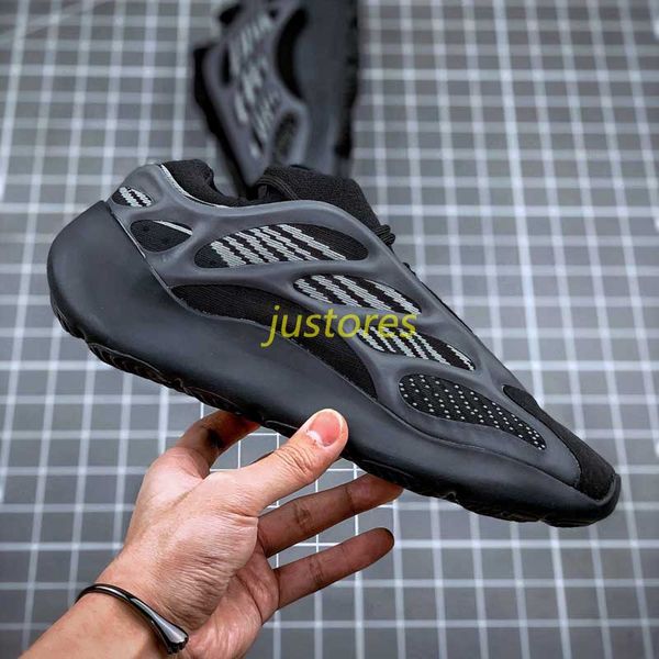 

2020 classic 2 colors man woman designer shoe azael 700 trainer sneakers kanye luxury shoe casual shoes, Black