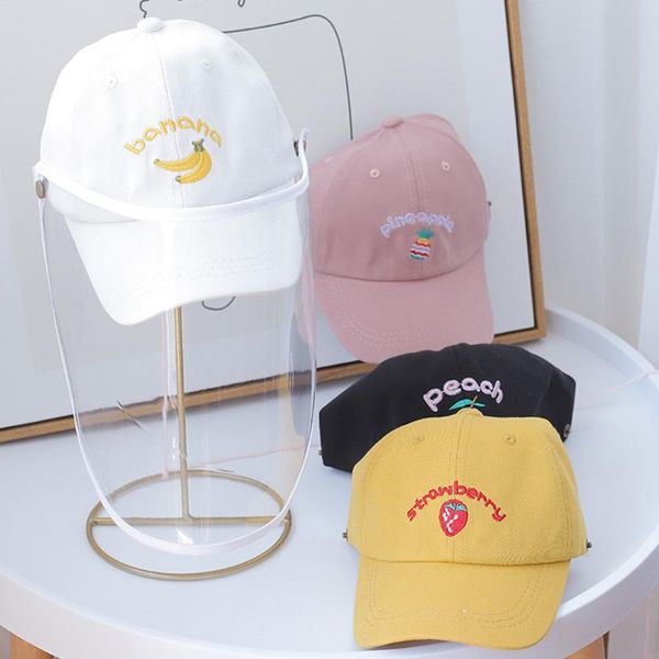 

baby baby girl hat anti-spitting protective hat dustproof cover kids boys girls letter peaked accessories newborn, Yellow