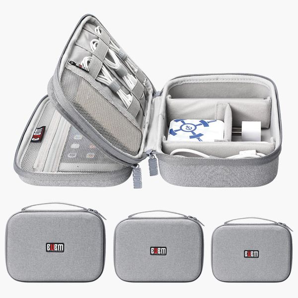 

multi-function travel digital storage bag mobile power headset u disk data cable storage bag cable usb gadget organizer