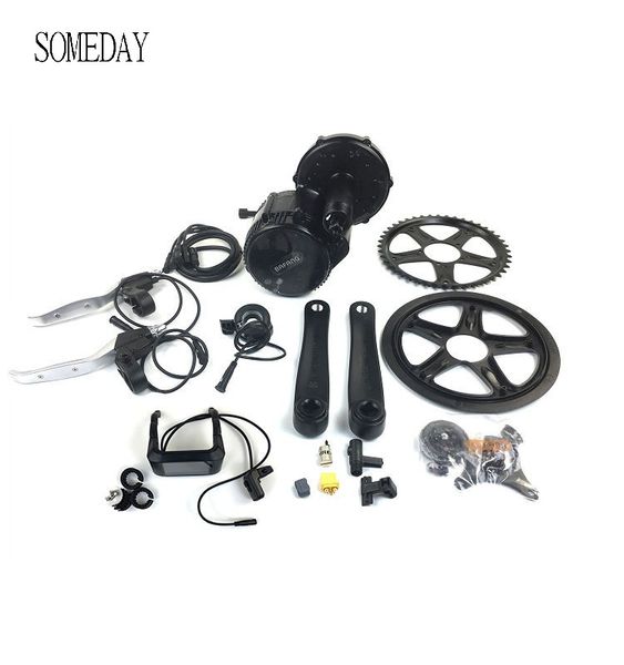 

bafang bbs01 bbs02 mid drive motor 48v 750w electric bicycle/bike ebike conversion kit with c750 display