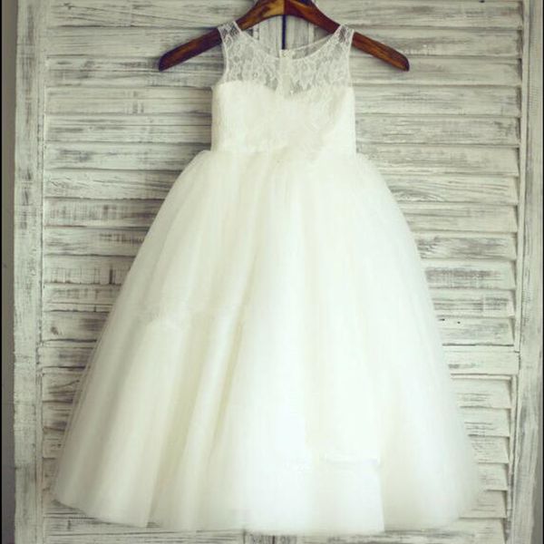 

flower girl dress party princess christening prom dress calf length sleeveless for wedding party first communion dres, Red;yellow