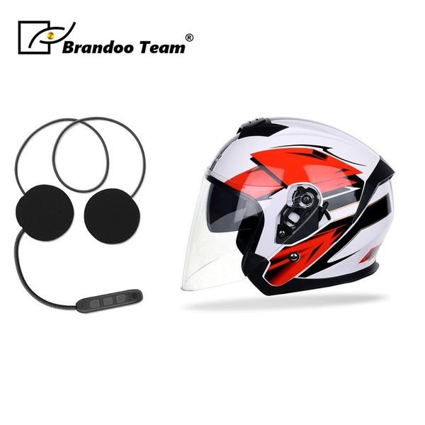 

motorcycle bluetooth helmet half face motocicleta bt casco motorbike bluetooth helmet