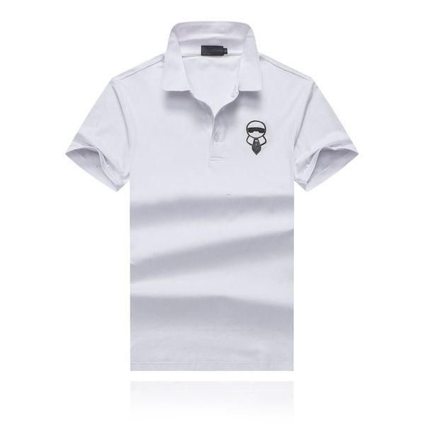 

19SS Summer Fashion Menswear Designer T Shirt Menswear Boutique Designer Polo Shirt Menswear Navy Blue with White Optional