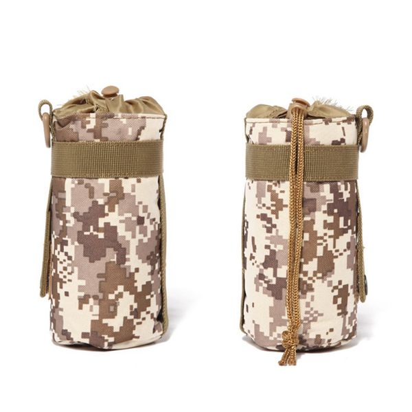 

550ml water bottle pouch tactical molle kettle pouch pocket water bottle holder army gear bag 6 colors