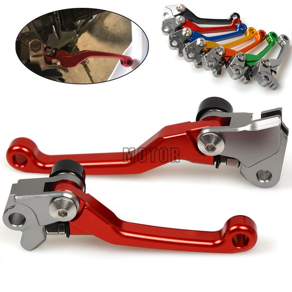 

cnc brake clutch levers dirtbike for husqvarna te300 2014 2015 2016 te t e 300 motorcycles motocross pit dirt bike handle lever