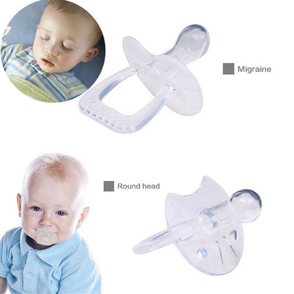 

newborn kids baby infant dummy funny silicone baby pacifier non-toxic teat nipple soother thumb-shaped