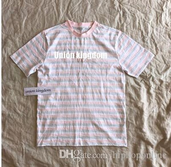 

2018 summer a $ ap rocky asap футболка new cotton candy ice cream полосатый tee женщины мужчины повседневная с короткими рукавами футболки т, White;black