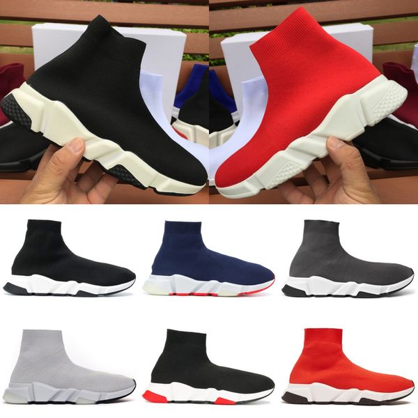 

speed trainer fashion men women designer sneakers black white blue mens trainers casual sock shoes runner us 5.5-11