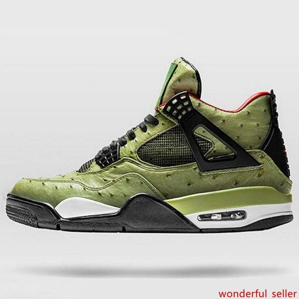 

4 travis scott cactus jack the shoe surgeon customs men basketball shoes desinger 4s chaussures de basket ball sports trainer with