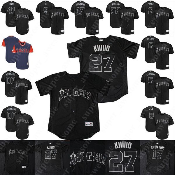 

Angels 2019 Players Weekend Jersey Mike Trout Shohei Ohtani David Fletcher Tommy La Stella Albert Pujols Andrelton Simmons Kole Calhoun