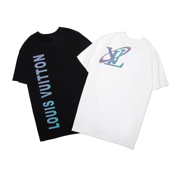 

2019 Мода Роскошный Дизайнер Футболка Хип-Хоп Белый Мужская Одежда Повседневная Фу