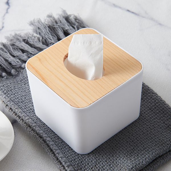 

tissue boxes & napkins wooden cover box creative drawing room car square wood