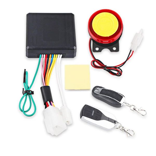 

universal motorcycle alarm system scooter anti-theft security alarm system two-way with engine start remote control car