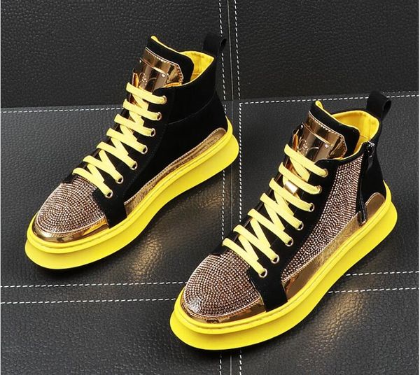 

Высокого качество Мужской моды высокого Лучшего британского Стиль Обувь Мужчины