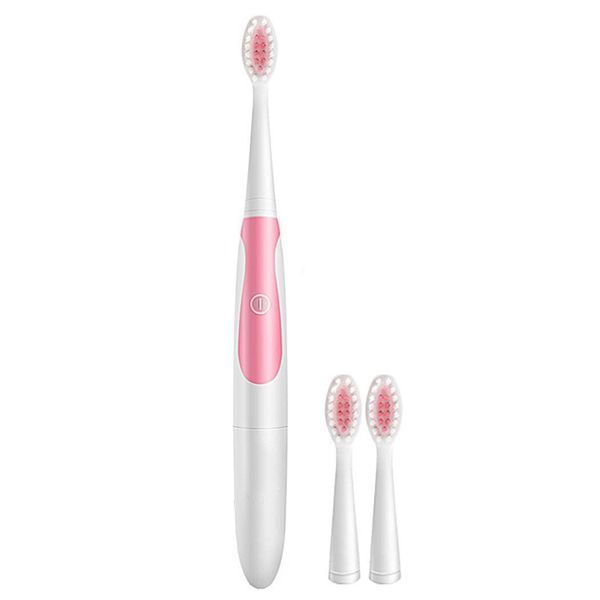 

electric toothbrush waterproof battery type electric toothbrush cleaning low noise head replaceable whitening white blue