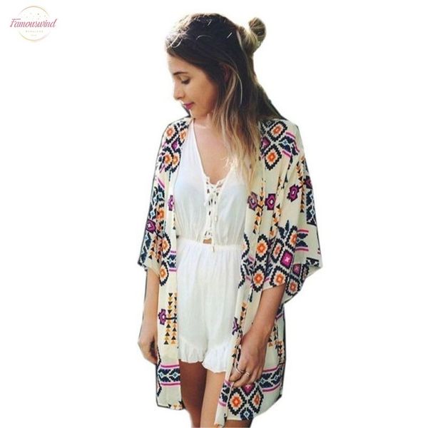 

2020 summer shirt style new women blouses printed shirts casual camisas femininas blusas vintage kimono cardigan, White