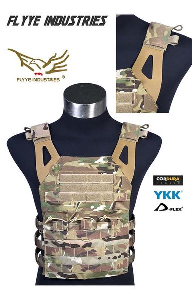 

flyye fy-vt-m028 tactical vest swift plate carrier jpc 1000d cordura for wargame//cosplay/ vest, Camo;black
