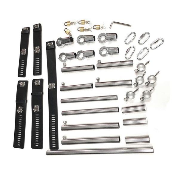 

couplesjouets kits bondage game restraint kit with for manacle shackles sexuelstoys toys collar belts stainless for k9 steel cons dmrm