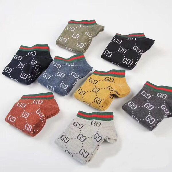 

New tyle fa hion men ock women cotton couple luxury men de igner ock ize 5 pair lot