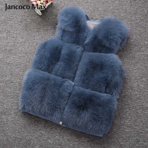 

new arrival women's fashion fur vest thick warm natural fur gilet lady luxury waistcoat s7500, Black