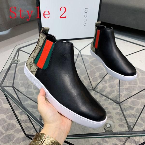 

fashion mens dress shoes high-casual shoes designer leather tennis sneakers basketball sport shoes for man ankle boots, Black