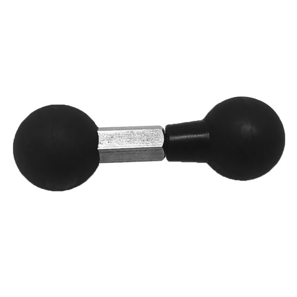 

double 1" 25mm ball adapter mount for motorcycle motorbike bike handlebar