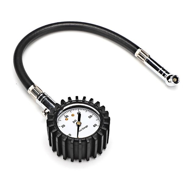

60/100psi monitoring car motorbike measure tire pressure gauge professional portable accurate anti slip pointer easy operate