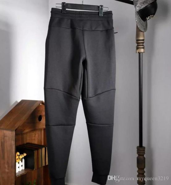 

new mens pants designer jogger track pants fashion brand jogger clothing side stripe drawstring trousers men brand sport pants, Black