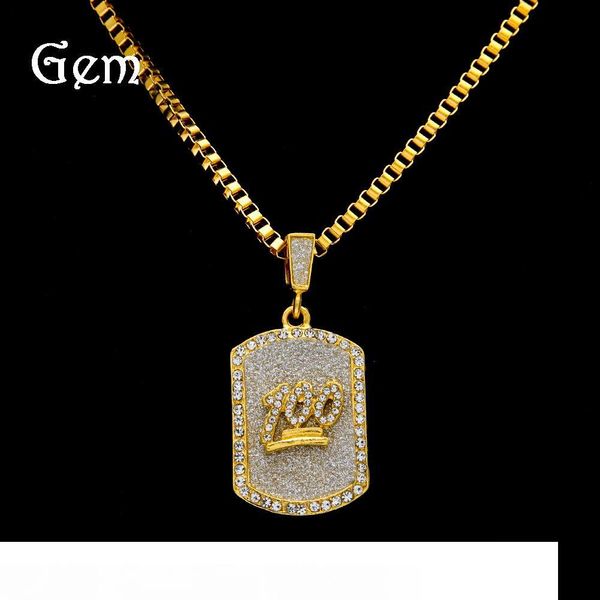 

hiphop 100 jesus shield pendants necklaces for men 18k gold plated hip-hop chains full diamond hip hop jewelry ing, Silver