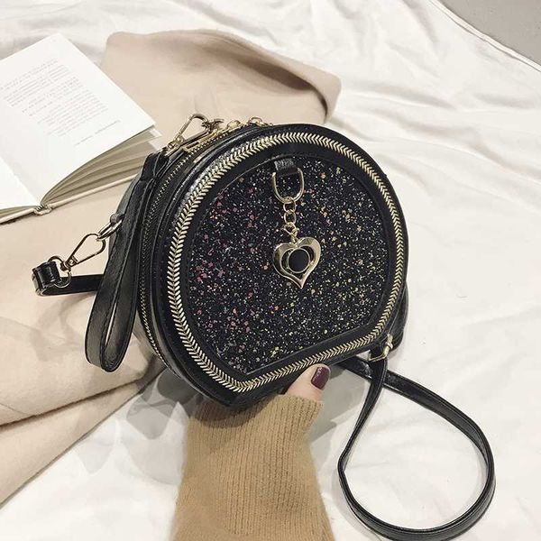 

new trend quality ladies shoulder bags colorful leather round bags makeup purse messenger