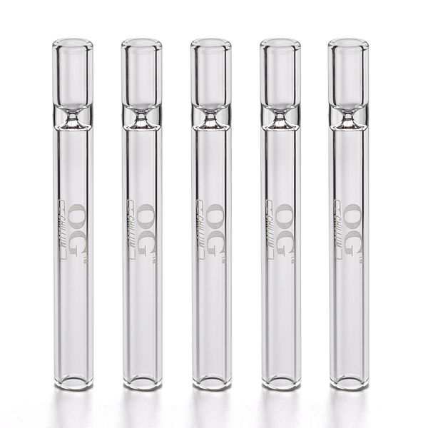 OG Ölbrenner 4,2 Zoll One Hitter Bat Zigarettenspitze Glas Dampfwalze Pfeife Rauchzubehör Rauchpfeife Handpfeife